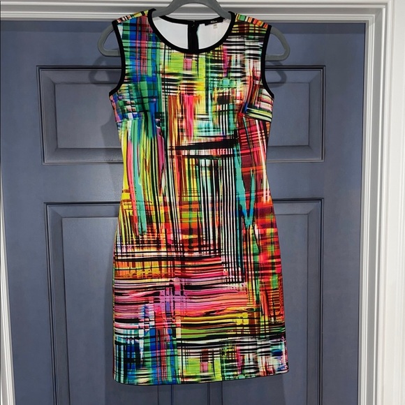Milano Dresses & Skirts - Milano Multicolor Abstract Print Women's Dress Size XS EUC